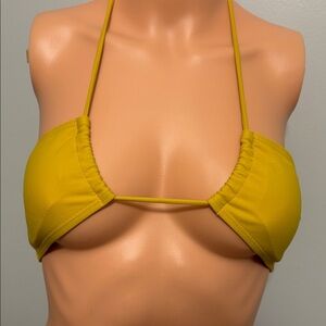 Nasty Gal Yellow Bikini Top